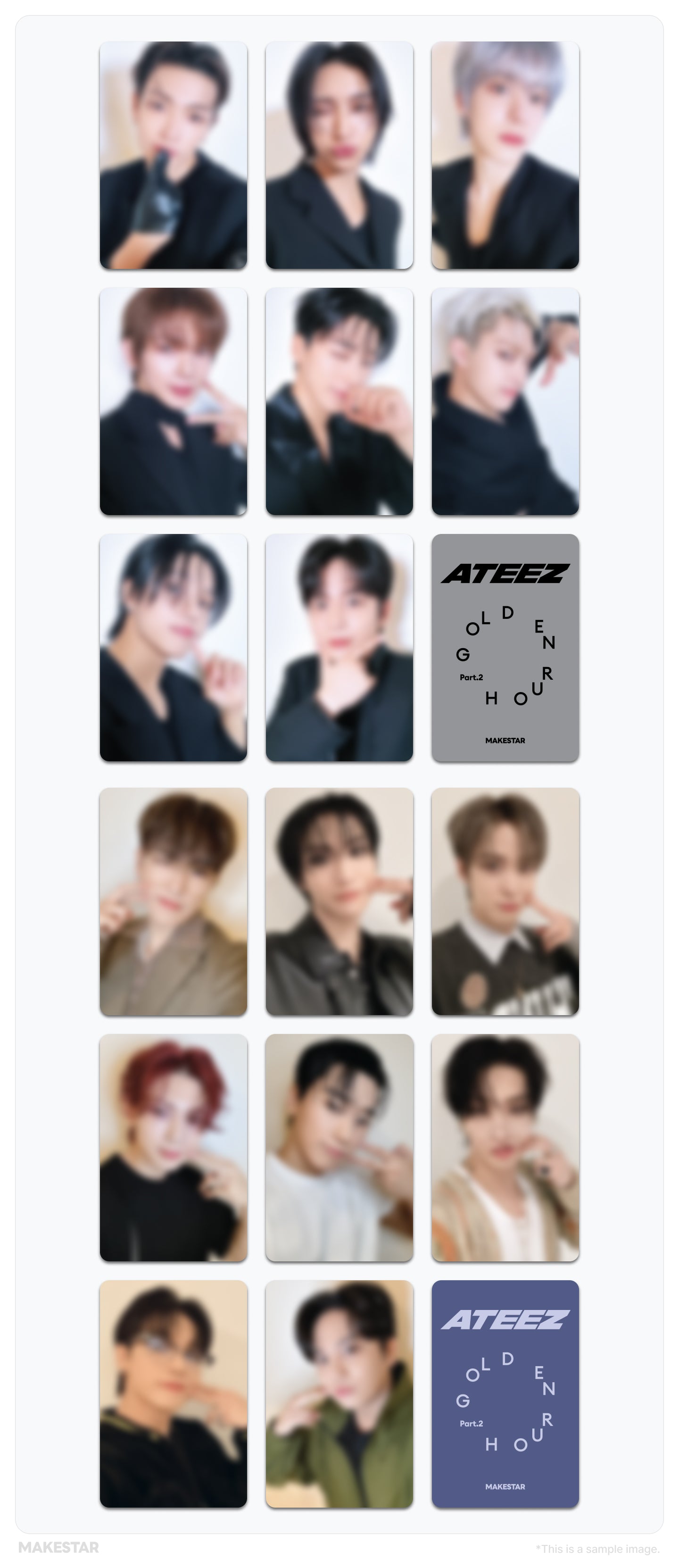 03/30 MAKESTAR PHOTOCARD EVENT] ATEEZ - GOLDEN HOUR: Part.2