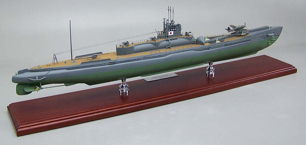 □伊号第四〇〇潜水艦（イ400）精密模型完成品 1/350イ400 1/200イ400