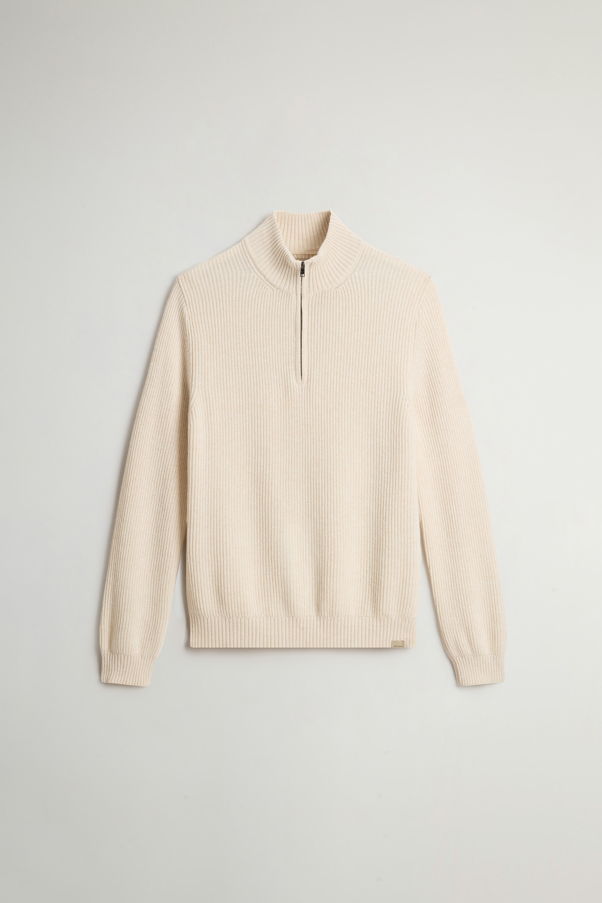 SALE】ウール カシミヤ リブド ハーフジップ｜WOOLRICH（ウールリッチ