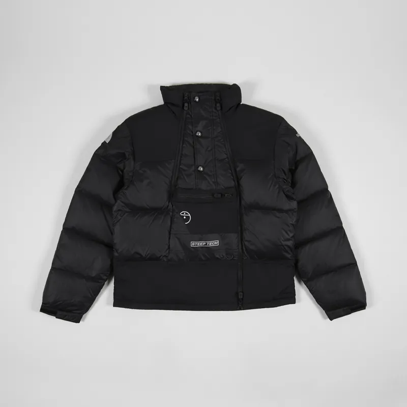 The North Face Steep Tech Down Anorak Black Reflective Jacket