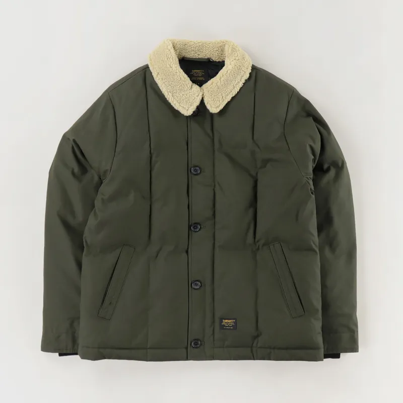Carhartt WIP Mens Winter Insulated Doncaster Jacket Cypress Green