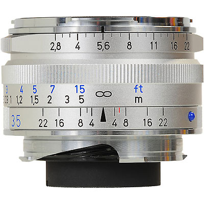 Zeiss 35mm f2.8 T* C Biogon ZM Silver Lens - Leica Fit | Wex Photo