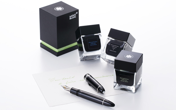 モンブランの香るインク「エリクサー パフューマー コレクション