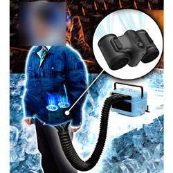 卓上スポットクーラー 身体送風吹き出し口アタッチメントホースセット