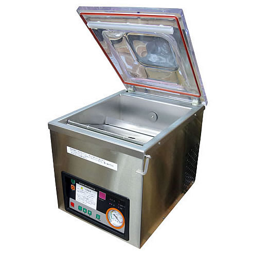 卓上チャンバー式小型真空包装機（シール長260mm）傾斜底タイプ/M2397V