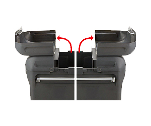 ゴミ回収運搬コンテナカート/MI3R-320P | シロ産業 |