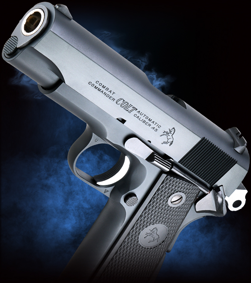 完売】WA【コルト】コンバットコマンダー ガンブラックver. 【WESTERN