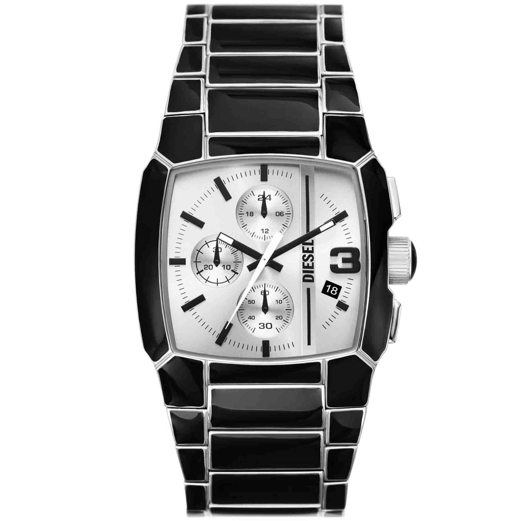 Diesel Cliffhanger Chronograph Black SS | Watches.com