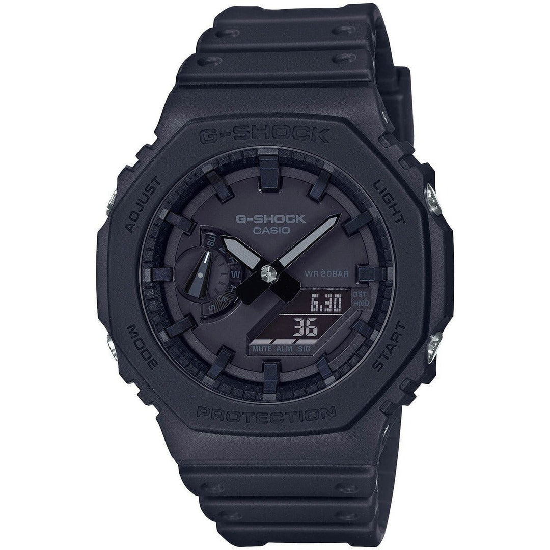 G-Shock GA2100 G-Carbon Ana-Digi Blackout | Watches.com