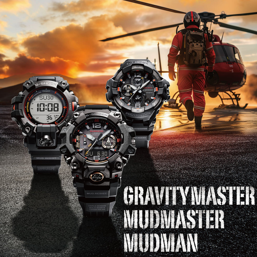G-Shock GW9500 Mudmaster Master of G Digital Black | Watches.com