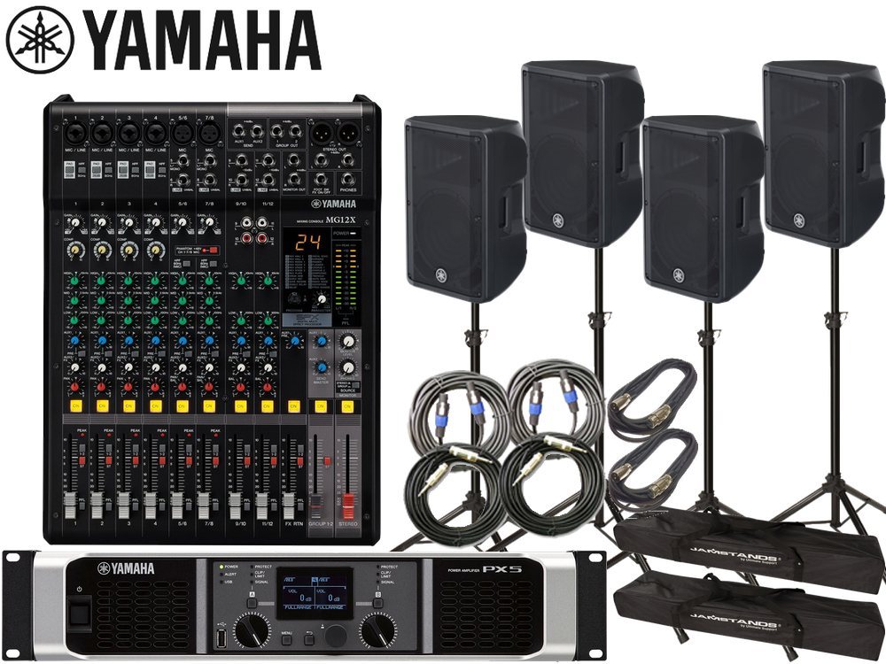 YAMAHA ヤマハ PA 音響システム スピーカー4台 イベントセット