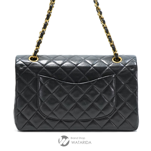シャネル マトラッセ 25 ダブルフラップ チェーンショルダーバッグ