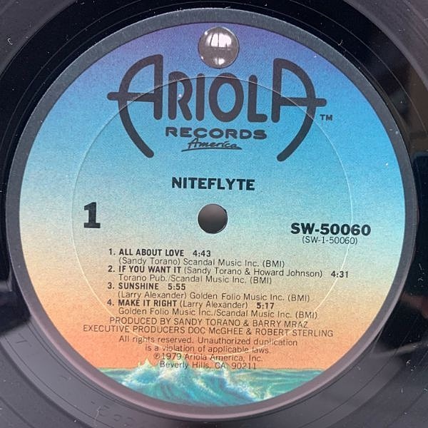 NITEFLYTE / Same (LP) / Ariola | WAXPEND RECORDS