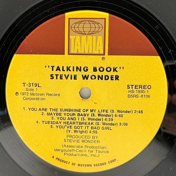 STEVIE WONDER / Talking Book (LP) / Tamla | WAXPEND RECORDS