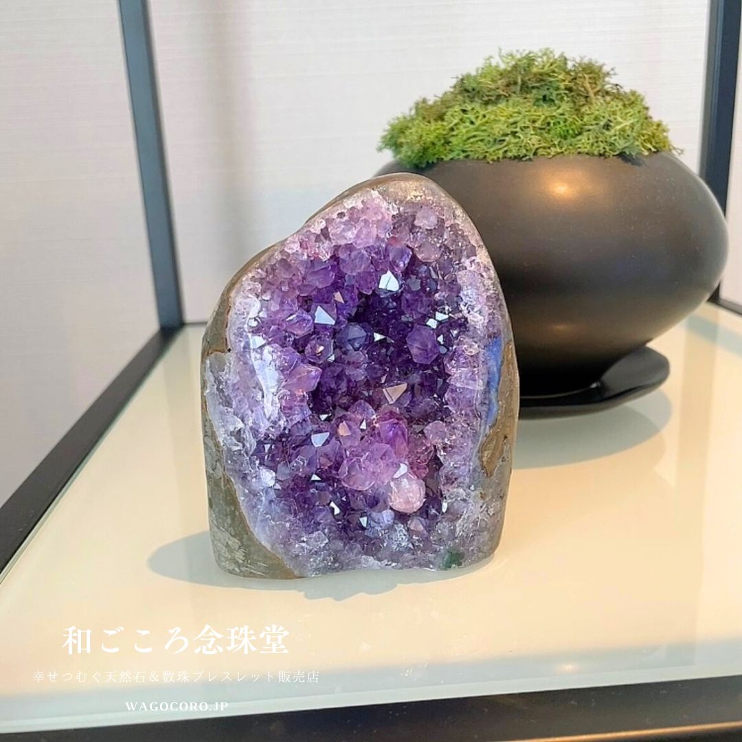 厳選品 極上 5A＼＼ウルグアイ産・アメジスト クラスター(紫水晶