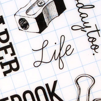 和気文具オリジナル トラベラーズノート パスポートサイズ用 下敷き