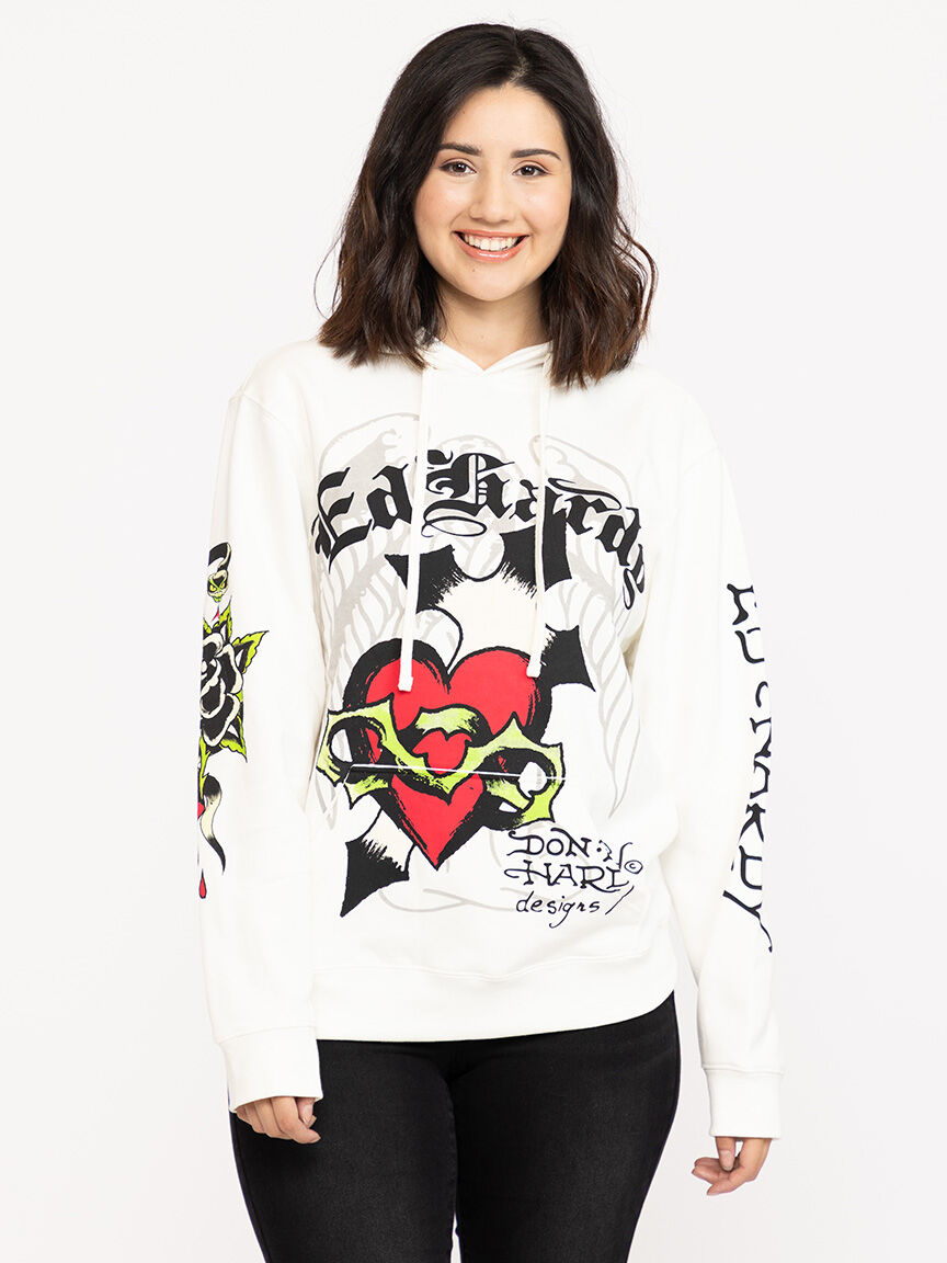 Women's Rose Hoodie Warehouse One