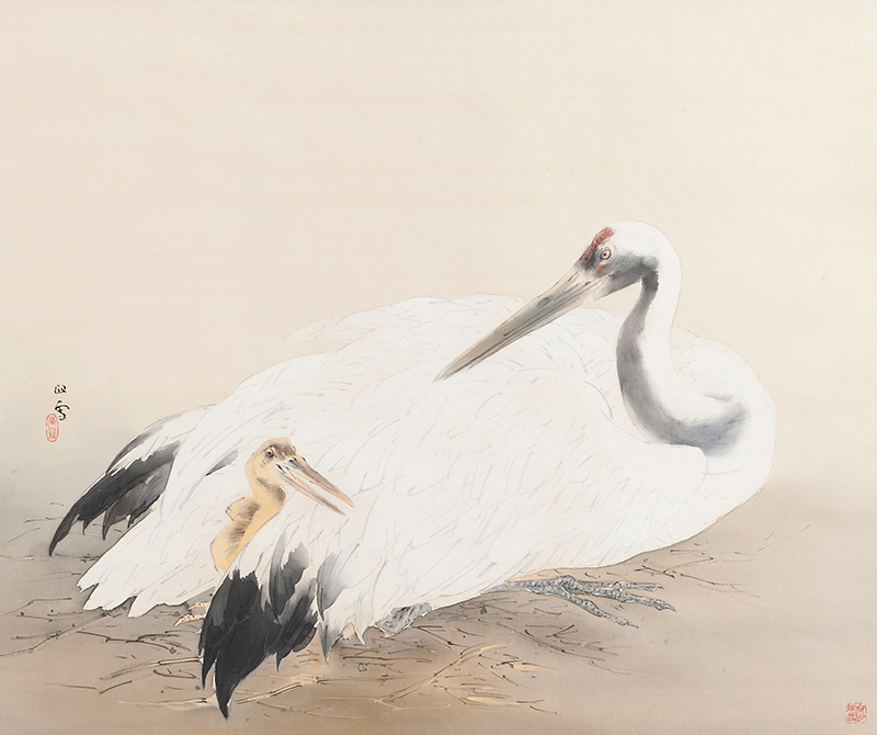 鶴図 – 早稲田大学 會津八一記念博物館