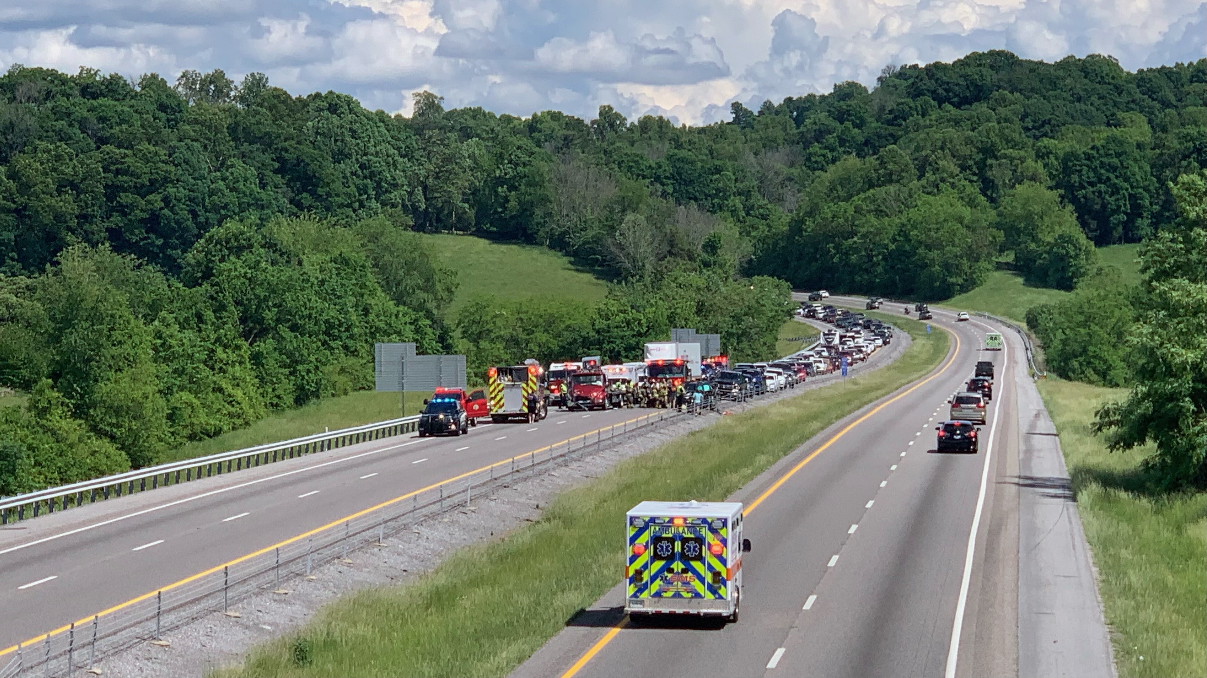 UPDATE: Three-car crash injures four on I-26 | WJHL | Tri-Cities