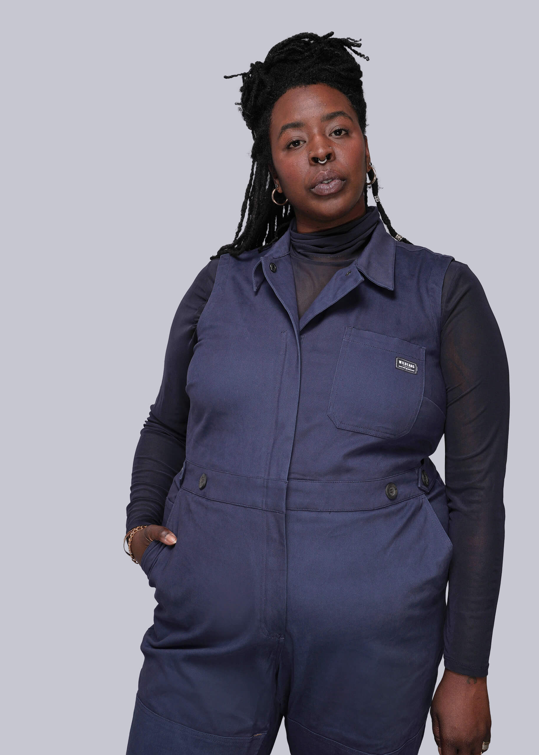 The Essential Sleeveless High Waisted Coverall – Wildfang