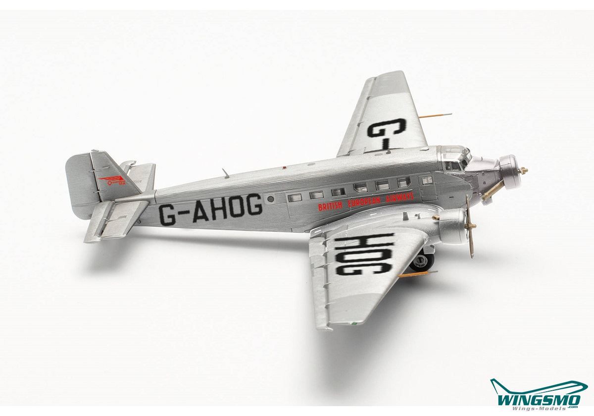 Herpa BEA Junkers JU-52 Jupiter G-AHOG 019422 | WINGSMO.com