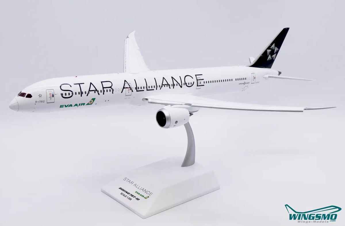 JC Wings EVA Air Boeing 787-10 Dreamliner B-17812 Flaps Down