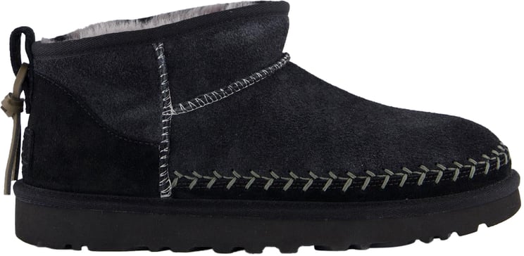 UGG Dames Classic Mini Dipper Zwart | SALE € 140,- (33% Korting)
