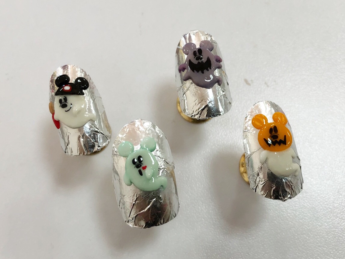 キャラクター3Dネイルの作り方～ディスニーハロウィンpart2～｜四国