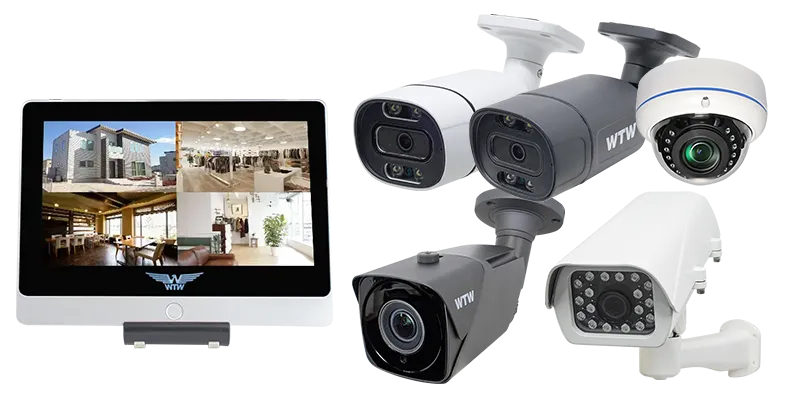公式WTW塚本無線】防犯カメラ住宅・事務所・工場監視防犯カメラと録画