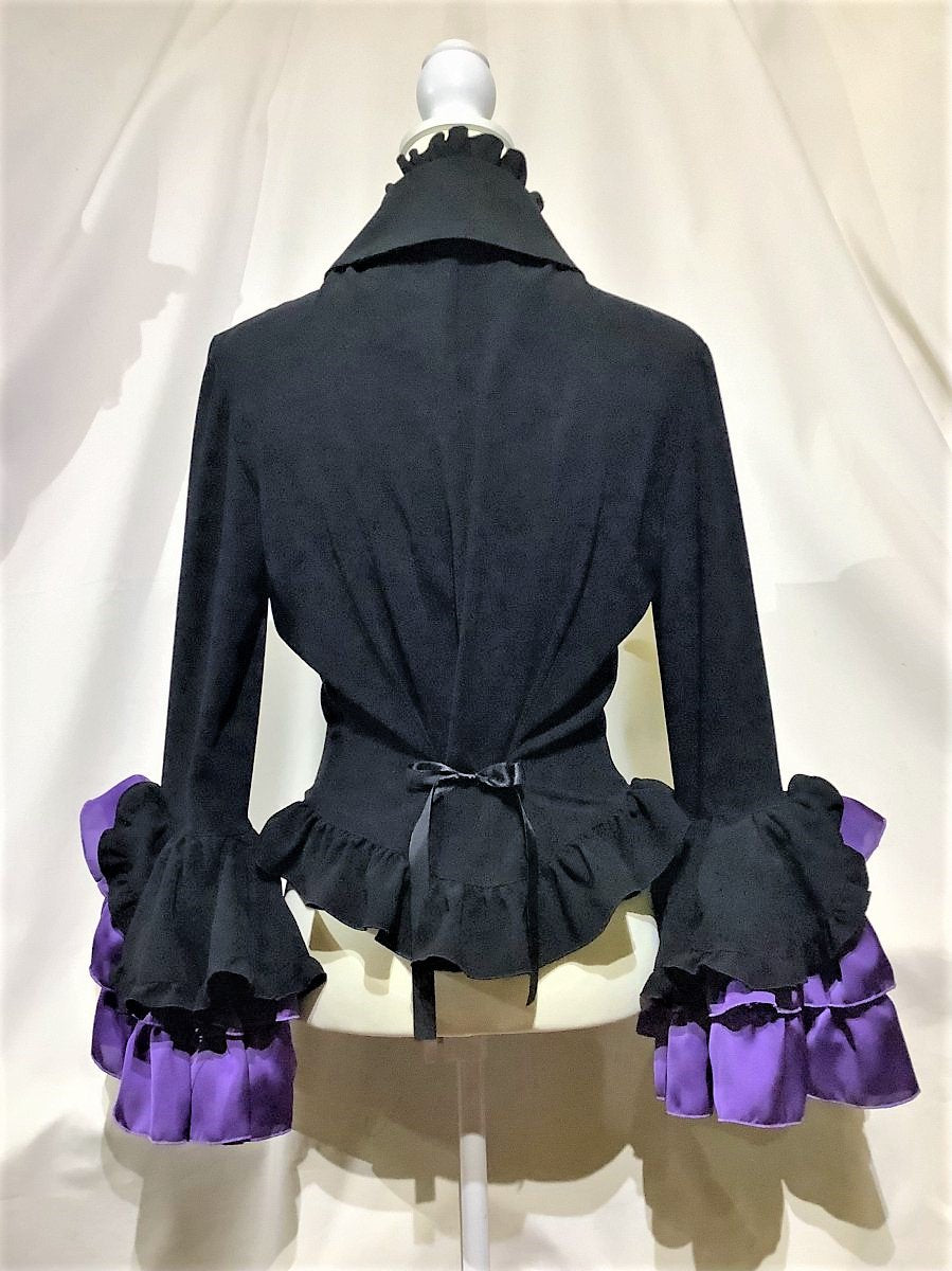 リバーシブルタイ付き姫袖ブラウス | MARBLE | ロリータ ゴスロリ