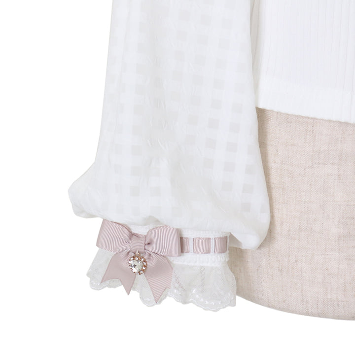 USED】ストロベリー刺繍セーラーリブブラウス | LIZ LISA | ロリータ