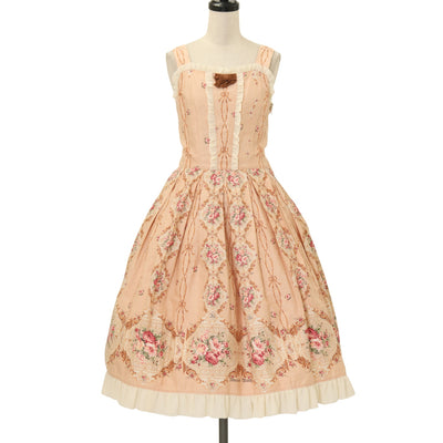 USED】マーガレットフルールエプロンジャンパースカート（ひよこ