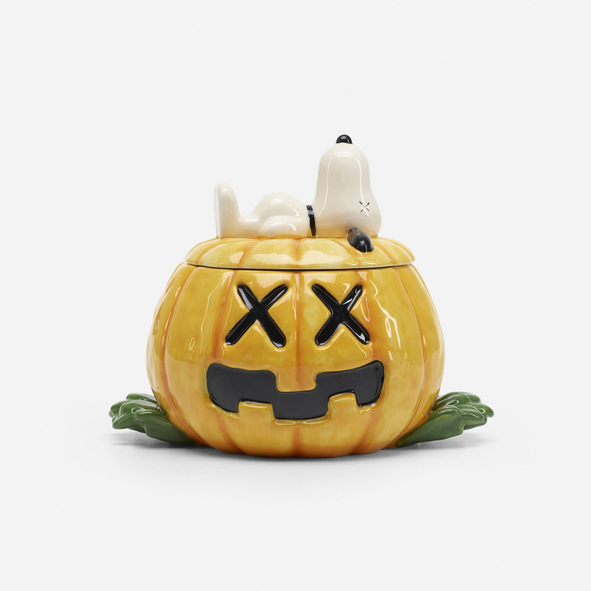 100: KAWS (BRIAN DONNELLY), Great Pumpkin (Snoopy Ceramic) < Art +