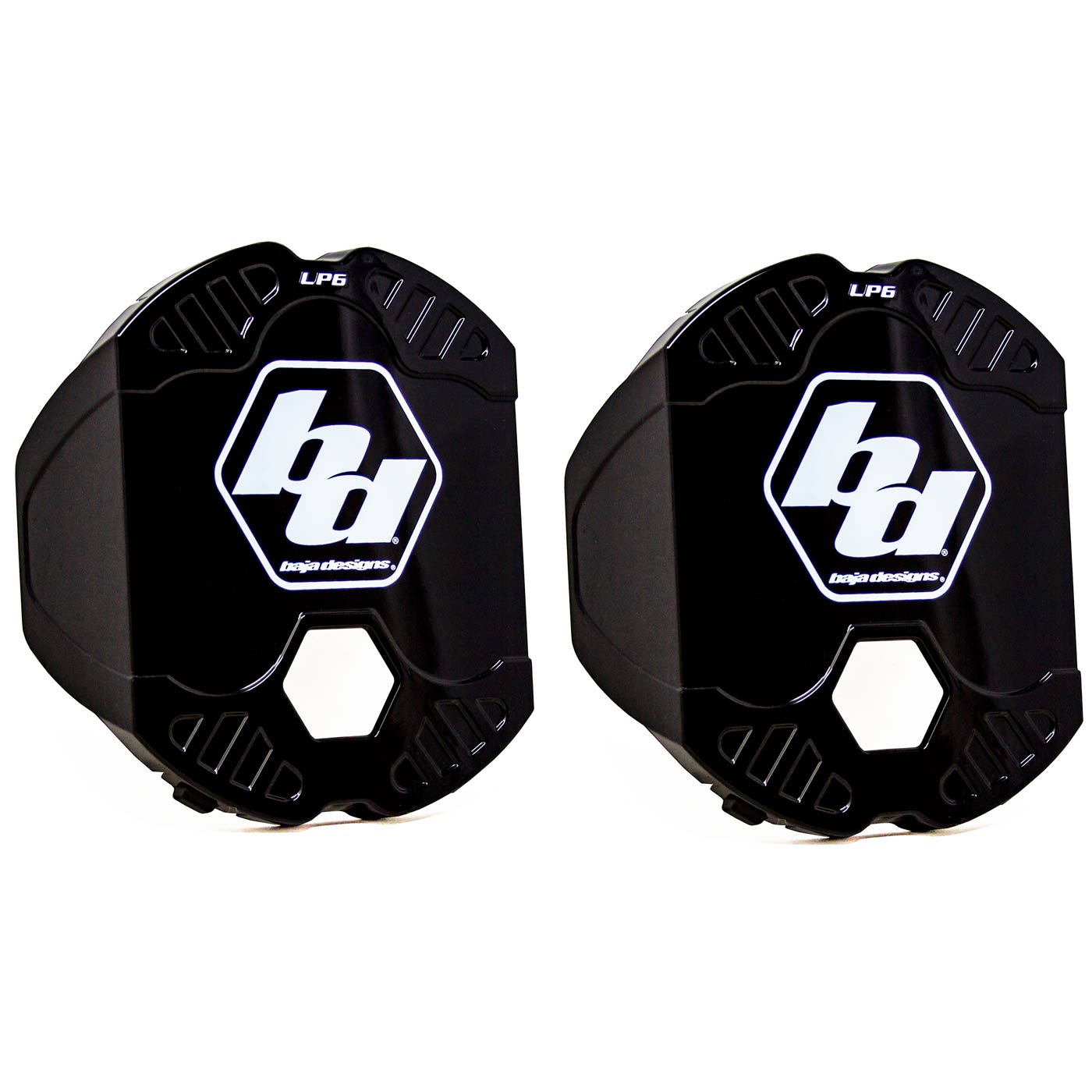 Baja Designs® LP6 LED Light Rock Guard Lens Covers Pair (Black) | eBay
