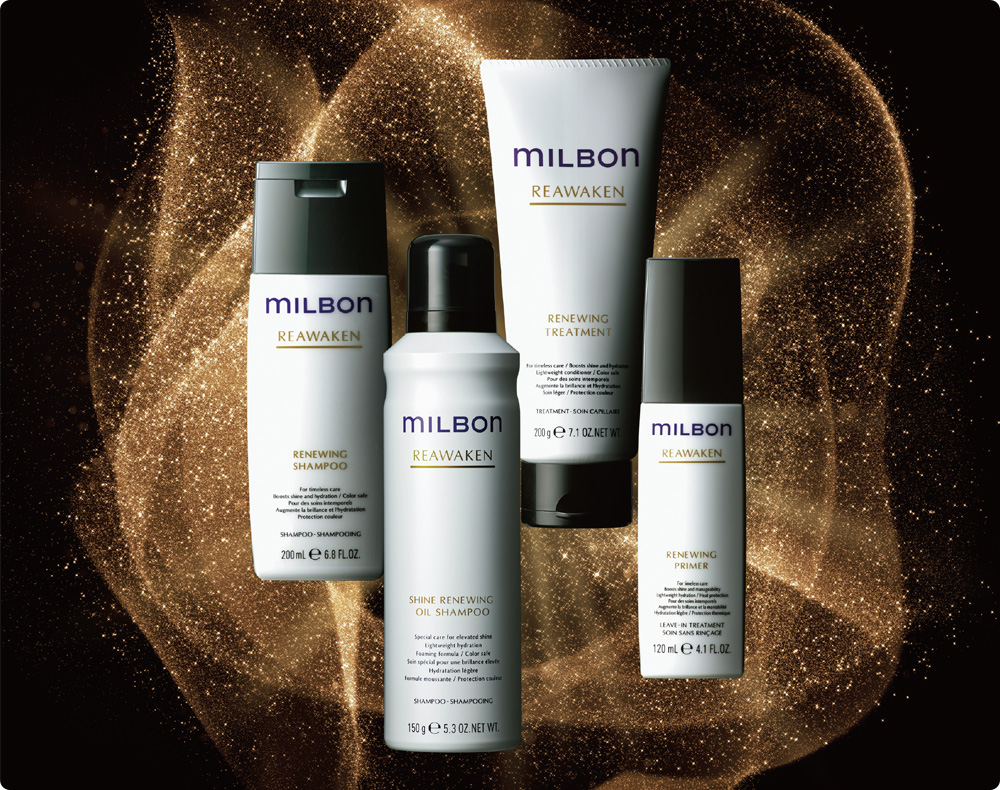 milbon” REAWAKEN シャイン リニューイング オイルシャンプー 株式会社