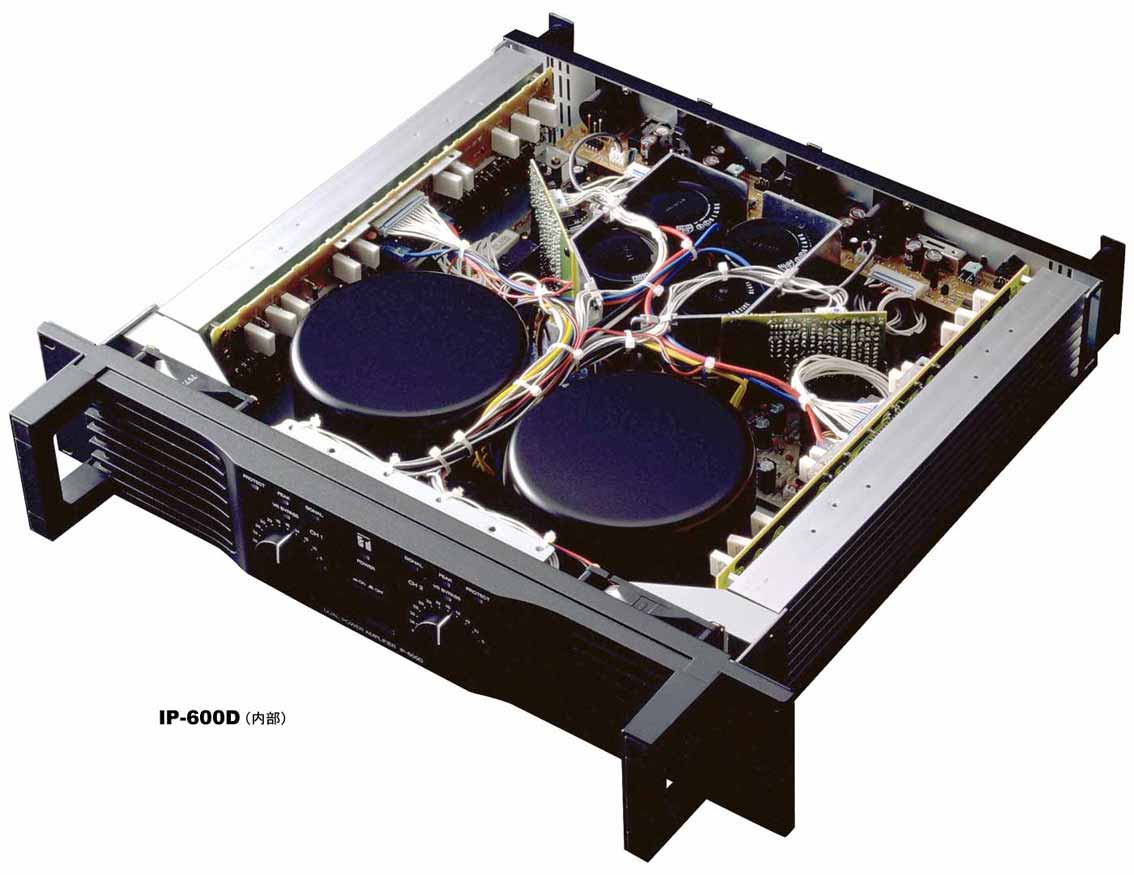 商品データダウンロード:パワーアンプ 600W×2ch (IP-600D