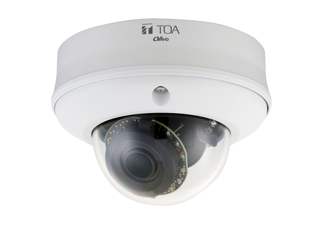 商品データダウンロード:屋外ドーム型赤外AHDカメラ (AH-C1810R3