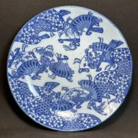 大皿│埼玉県熊谷市のの骨董品専門店「雑貨とちや」｜印判皿・染付皿を