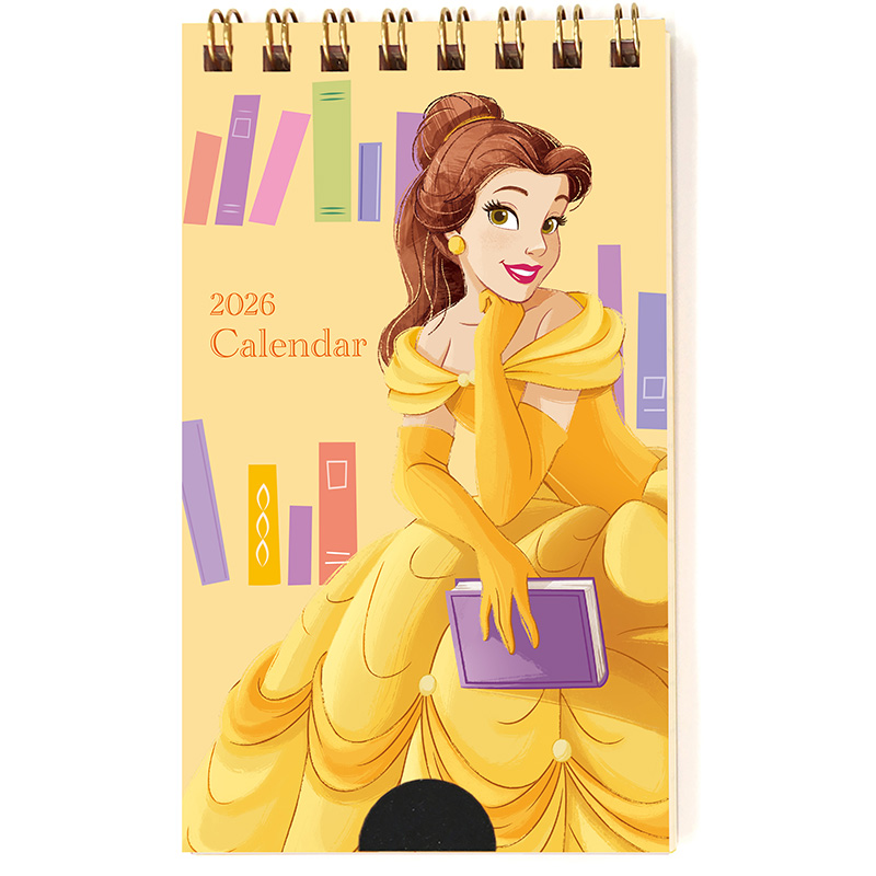 ディズニープリンセス／ポケットカレンダー（ベル）（2026年版）｜株式