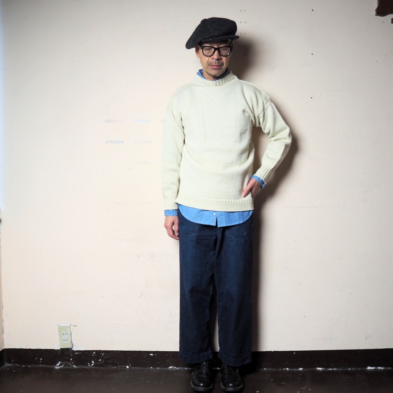 GUERNSEY WOOLLENS ガンジーウーレンズ ガンジーセーター TRADITIONAL