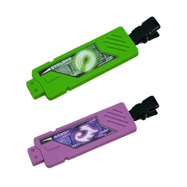 ガイアメモリマルチクリップセット サイクロン＆ジョーカー【仮面