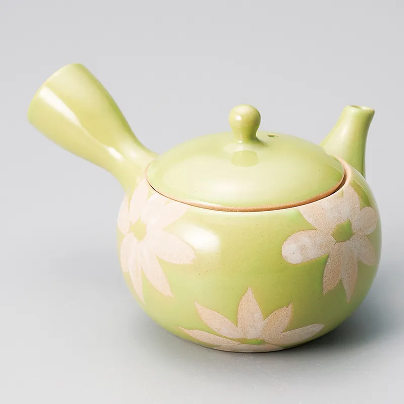 ピンク花丸型急須(急須)|食器通販の陶磁庵