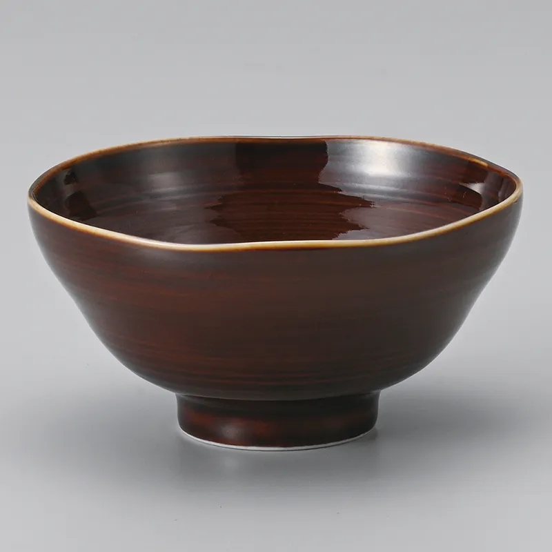 月うさぎゴス巻中平(夫婦茶碗)|食器通販の陶磁庵