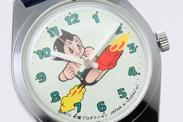 シチズン 鉄腕アトム 6-122892-BT 手巻き 承認済シール付き 手塚治虫