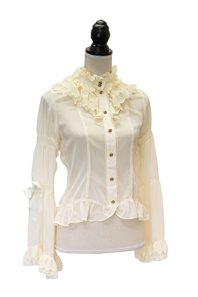 立衿シフォンブラウス｜東京ロリィタ-TOKYO LOLITA｜ロリータ服の宅配