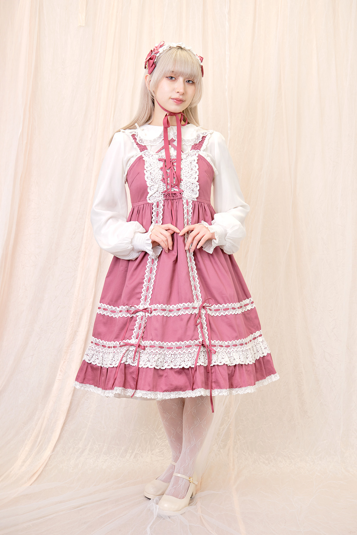 ベビードールジャンパースカート＆プリンセスドロップヘッドドレス