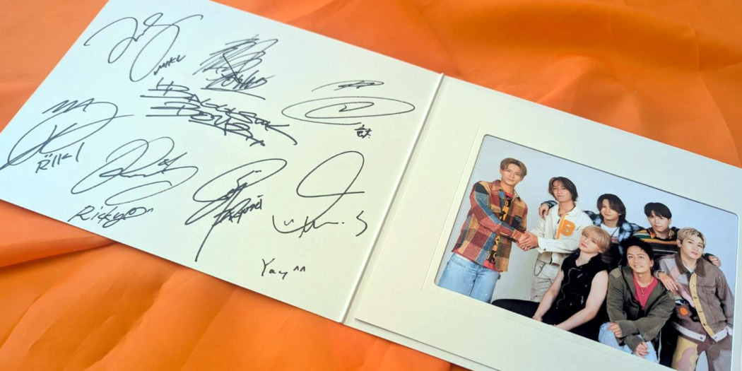 プレゼント】BALLISTIK BOYZの直筆サイン入りフォトカード1名様に
