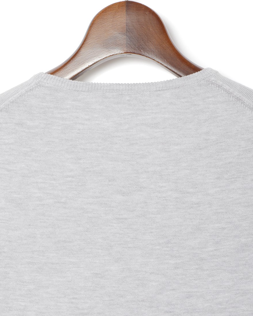 27Gコットン クルーネックロングスリーブニット｜Cruciani