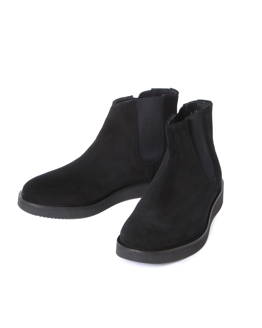 サイドゴア レザーショートブーツ【DART SUEDE/ダート スエード