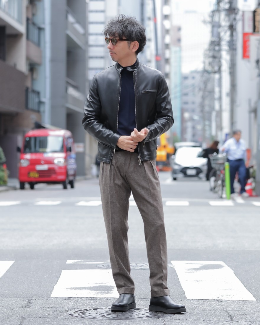 サイドゴア レザーショートブーツ【DART/ダート】｜YOAK（ヨーク